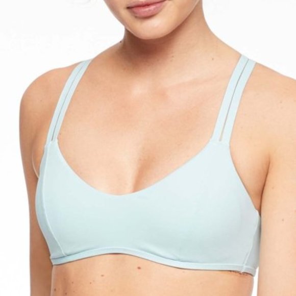 Athleta South Swell Bikini Top XL Blue Swim - Picture 1 of 3